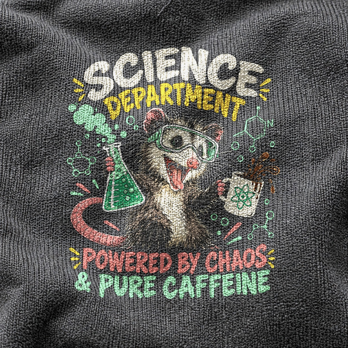 Science Department Opossum Comfort Colors T-Shirt