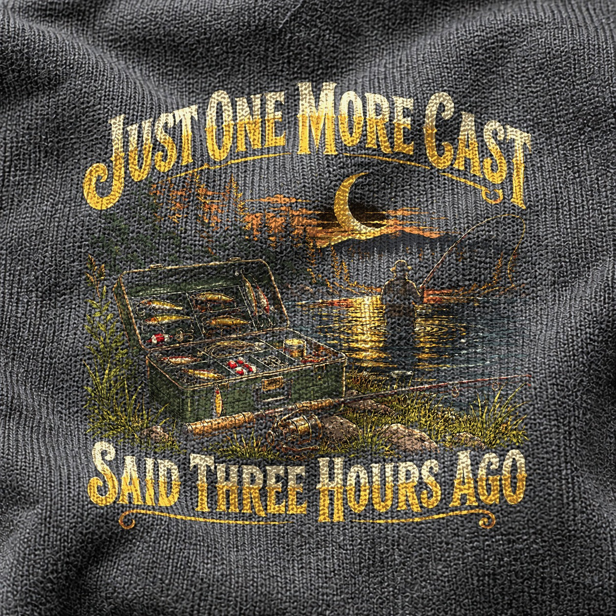 Comfort Colors Fishing Graphic T-Shirt, The Endless Cast