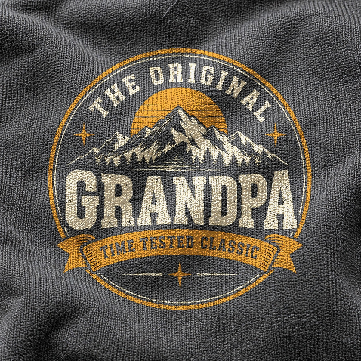 Comfort Colors Grandpa Graphic T-Shirt, Rugged Mountain Ridge Tee
