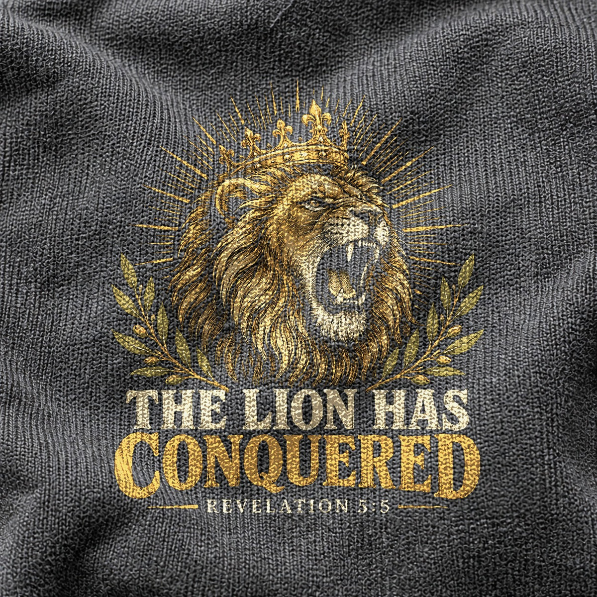 Lion of Judah Comfort Colors T-Shirt, Christian Faith Streetwear