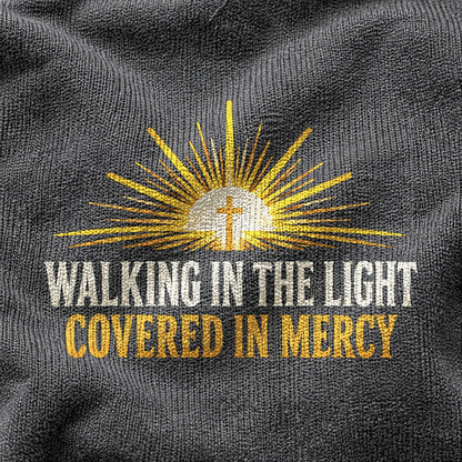 Comfort Colors Walking in the Light Christian Streetwear T-Shirt