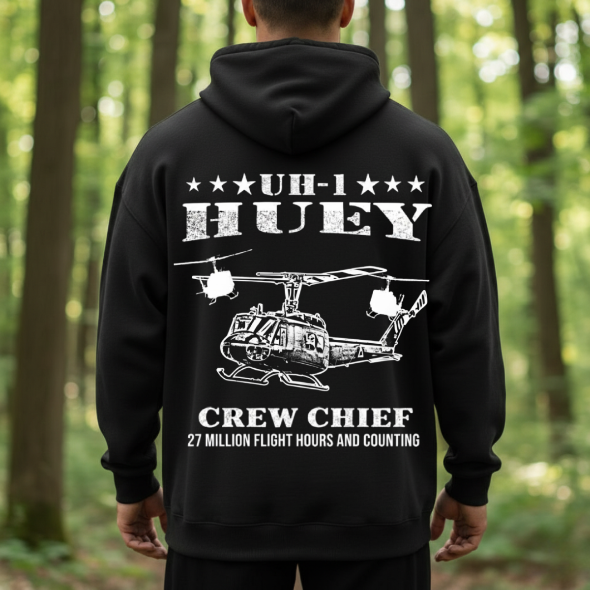 UH-1 Huey Crew Chief– Proud Helicopter Mechanic T-Shirt, Sweatshirt, Hoodie, Gift for Veterans Day