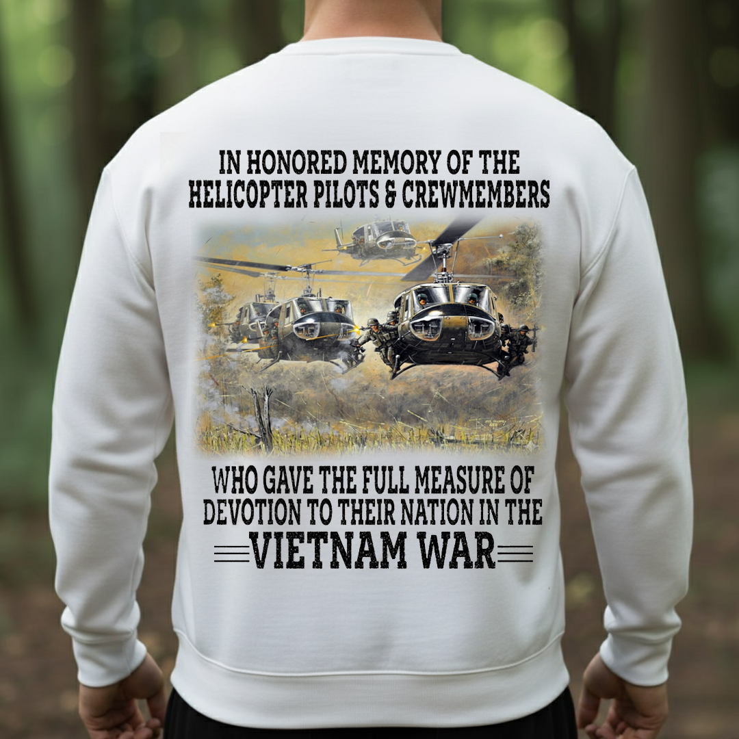 Vietnam War Huey Helicopter Veteran Memorial Shirt, UH-1 Design, Gift for Veterans Day