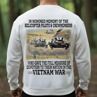 Vietnam War Huey Helicopter Veteran Memorial Shirt, UH-1 Design, Gift for Veterans Day