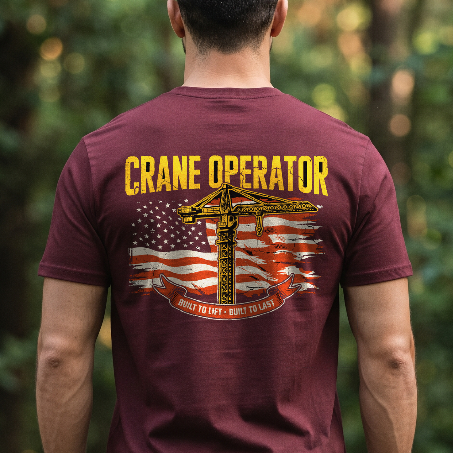 "Crane Operator" T-Shirt – Heavy Equipment Operator Blue Collar Worker Gift