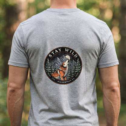 "Stay Wild" T-Shirt – Outdoor Nature Wilderness Gift for Hikers