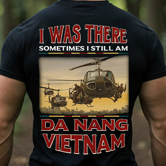 Da Nang Vietnam Veteran– UH-1 Huey Helicopter Tribute T-Shirt, Sweatshirt, Hoodie, Gift for Veterans Day