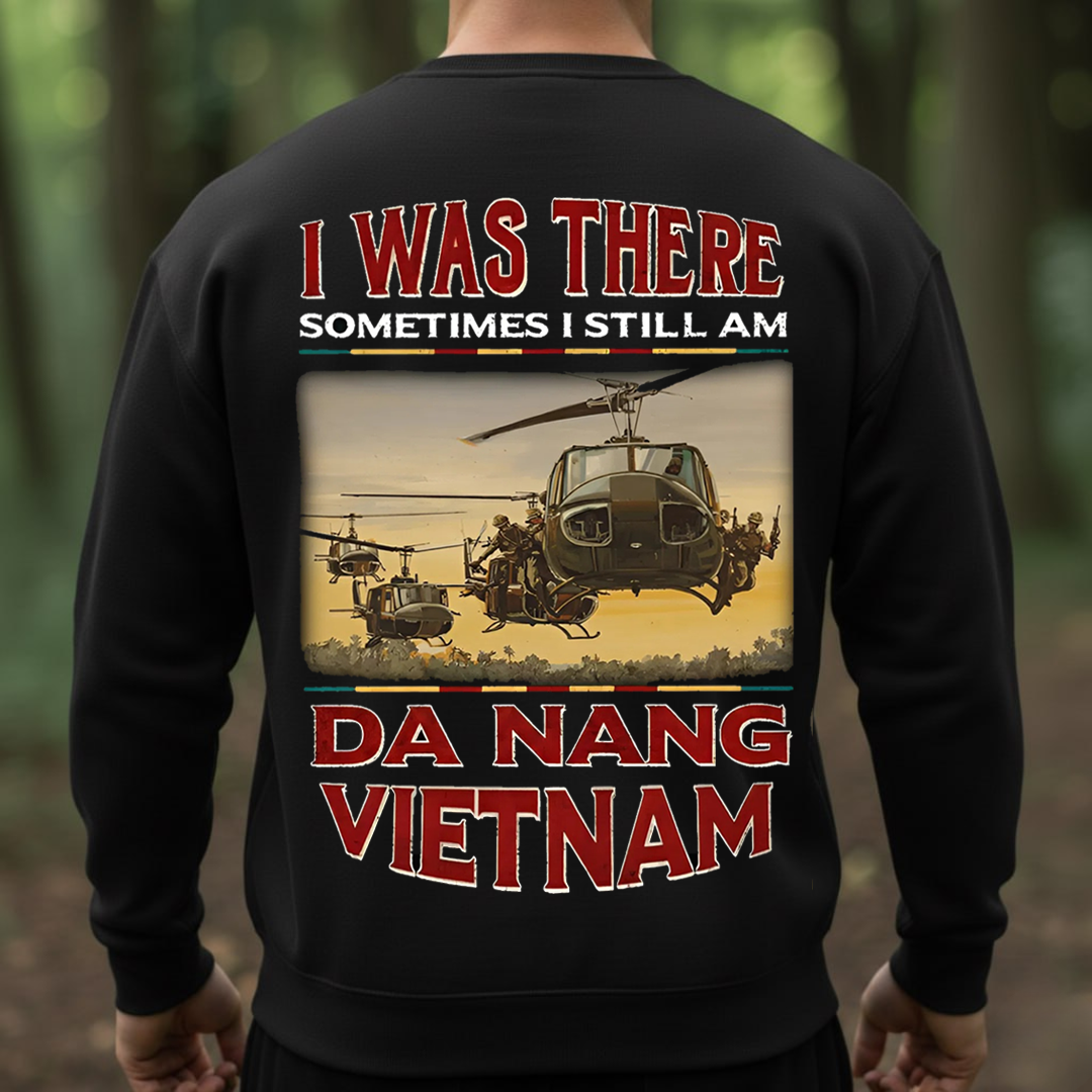 Da Nang Vietnam Veteran– UH-1 Huey Helicopter Tribute T-Shirt, Sweatshirt, Hoodie, Gift for Veterans Day