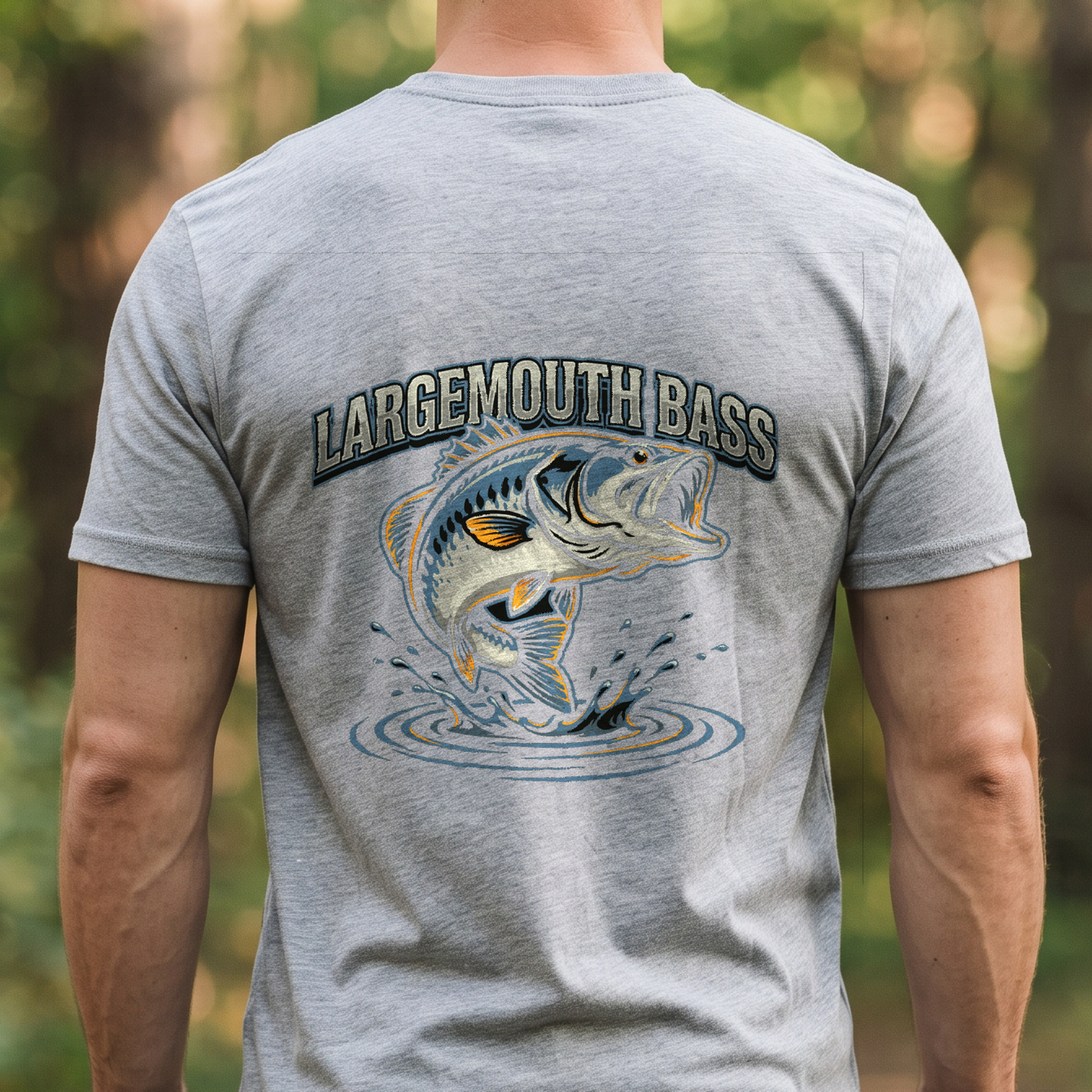 "Largemouth Bass" T-Shirt – Fishing Angler Outdoor Gift for Fishermen
