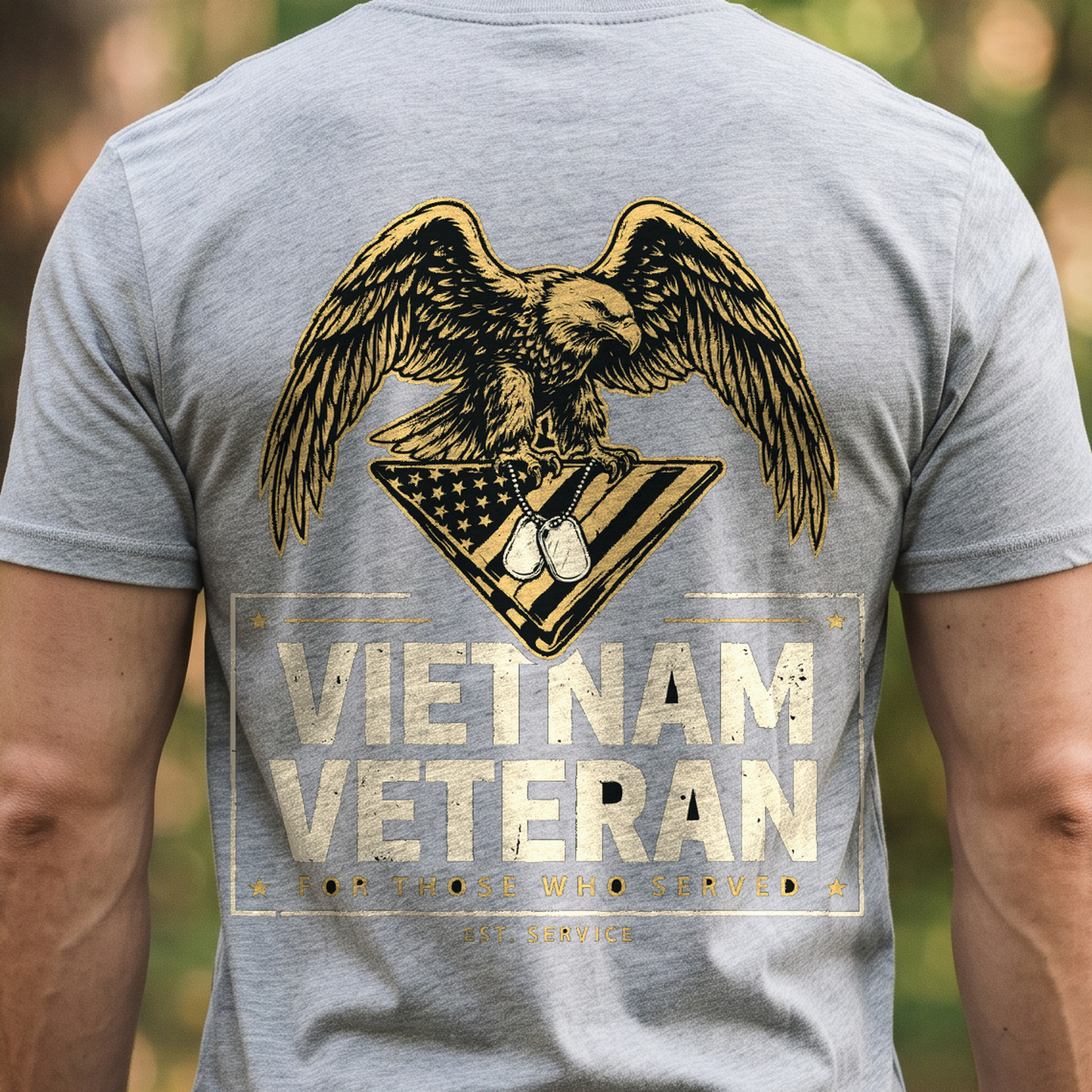 "Vietnam Veteran" T-Shirt – Patriotic Military Veteran Pride Gift for Veterans Day