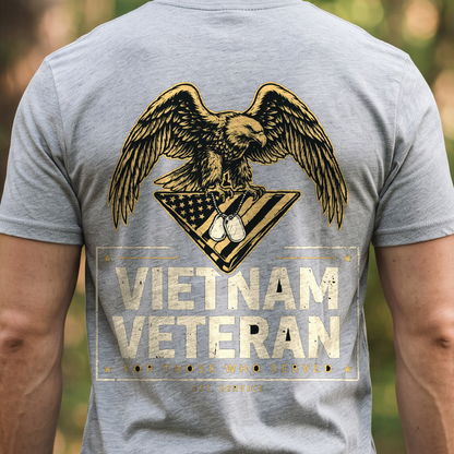 "Vietnam Veteran" T-Shirt – Patriotic Military Veteran Pride Gift for Veterans Day