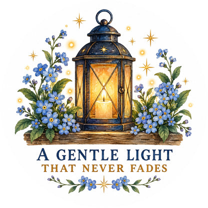 Luminescent Remembrance Lantern Ceramic Christmas Ornament