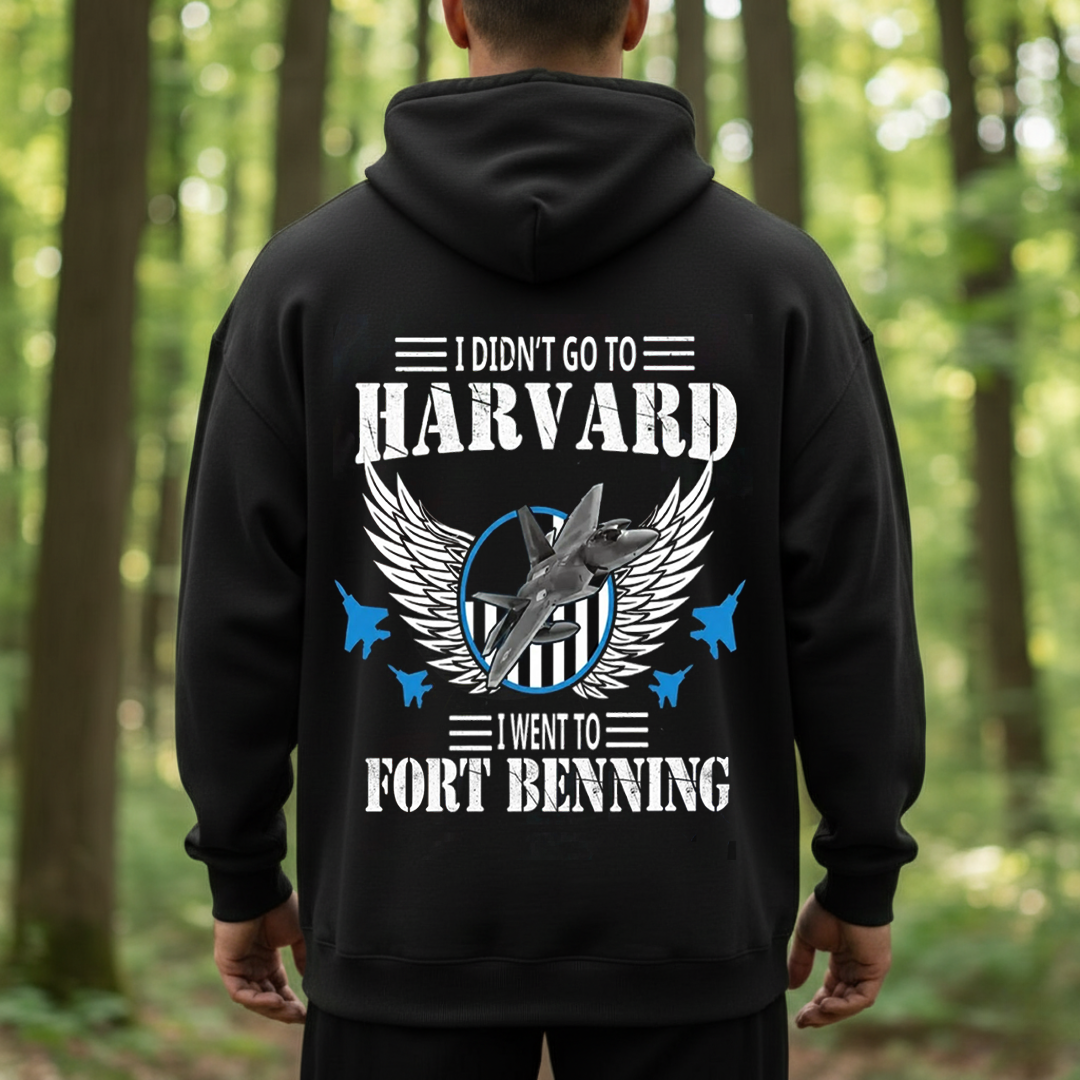 Air Force Veteran – I Went to Fort Benning Not Harvard – Proud Training Base T-Shirt, SweatShirt, Hoodie, Gift for Veterans Day