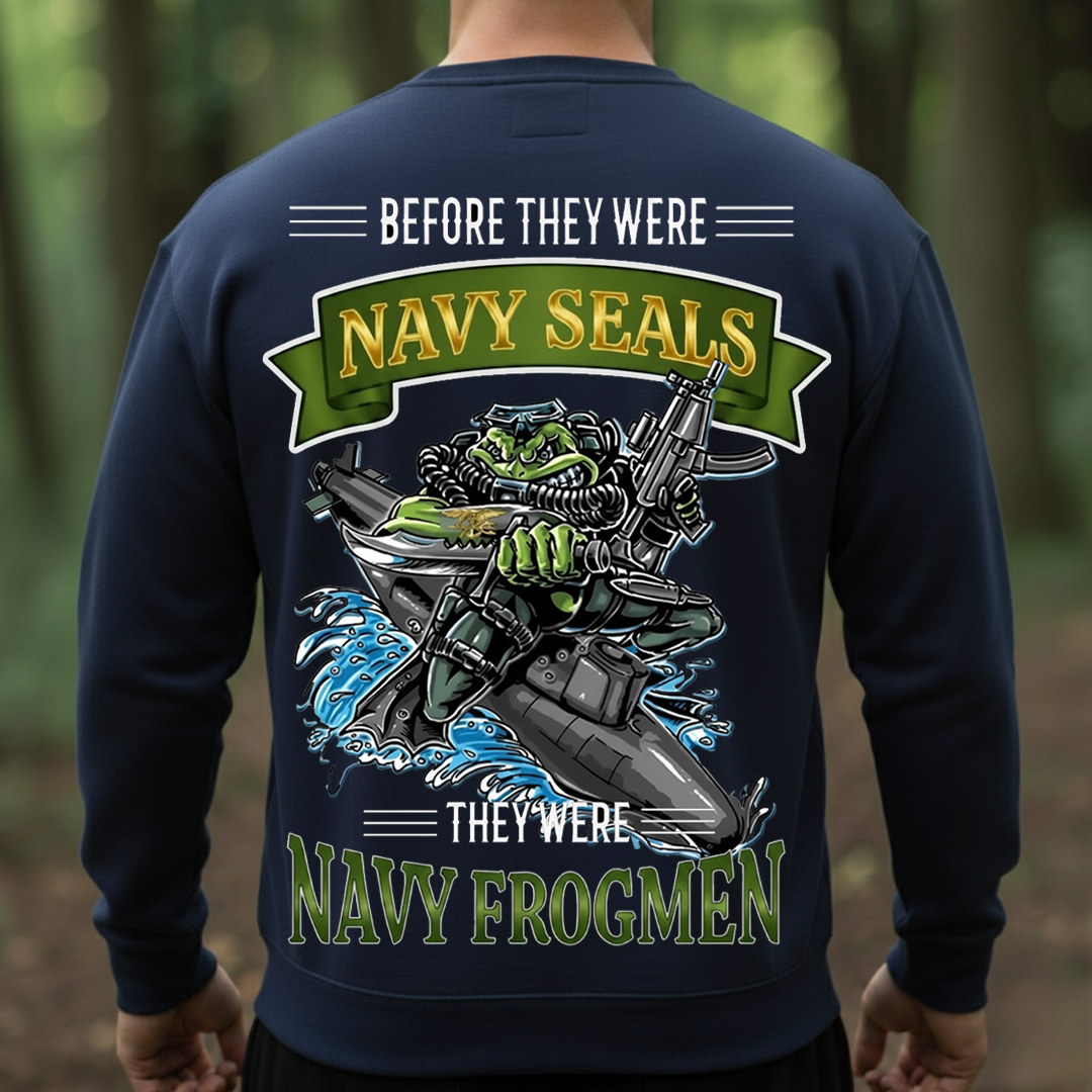 Before They Were Navy SEALs They Were Navy Frogmen T-Shirt – U.S. Navy Diver Heritage Veteran Shirt, Gift for Veterans Day