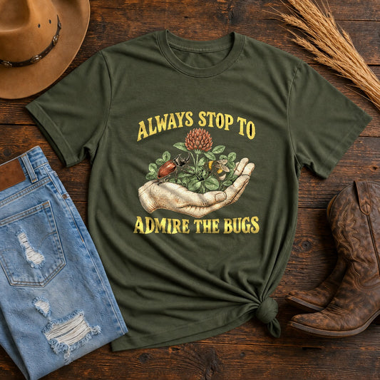 Admire The Little Ones Comfort Colors T-Shirt, Entomology Nature Tee