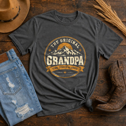 Comfort Colors Grandpa Graphic T-Shirt, Rugged Mountain Ridge Tee