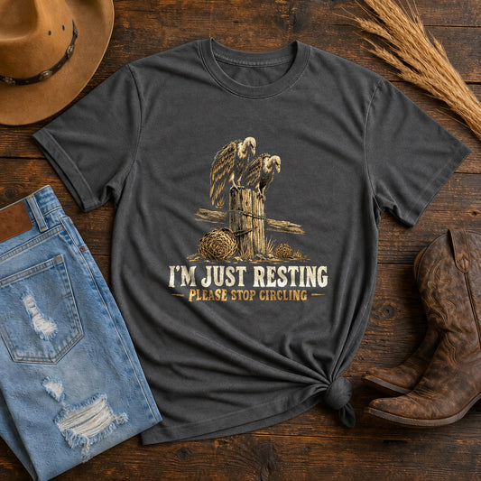 Just Resting Vultures Comfort Colors Graphic T-Shirt