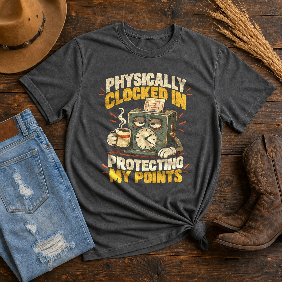 Comfort Colors Graphic T-Shirt, Protecting My Points Work Humor
