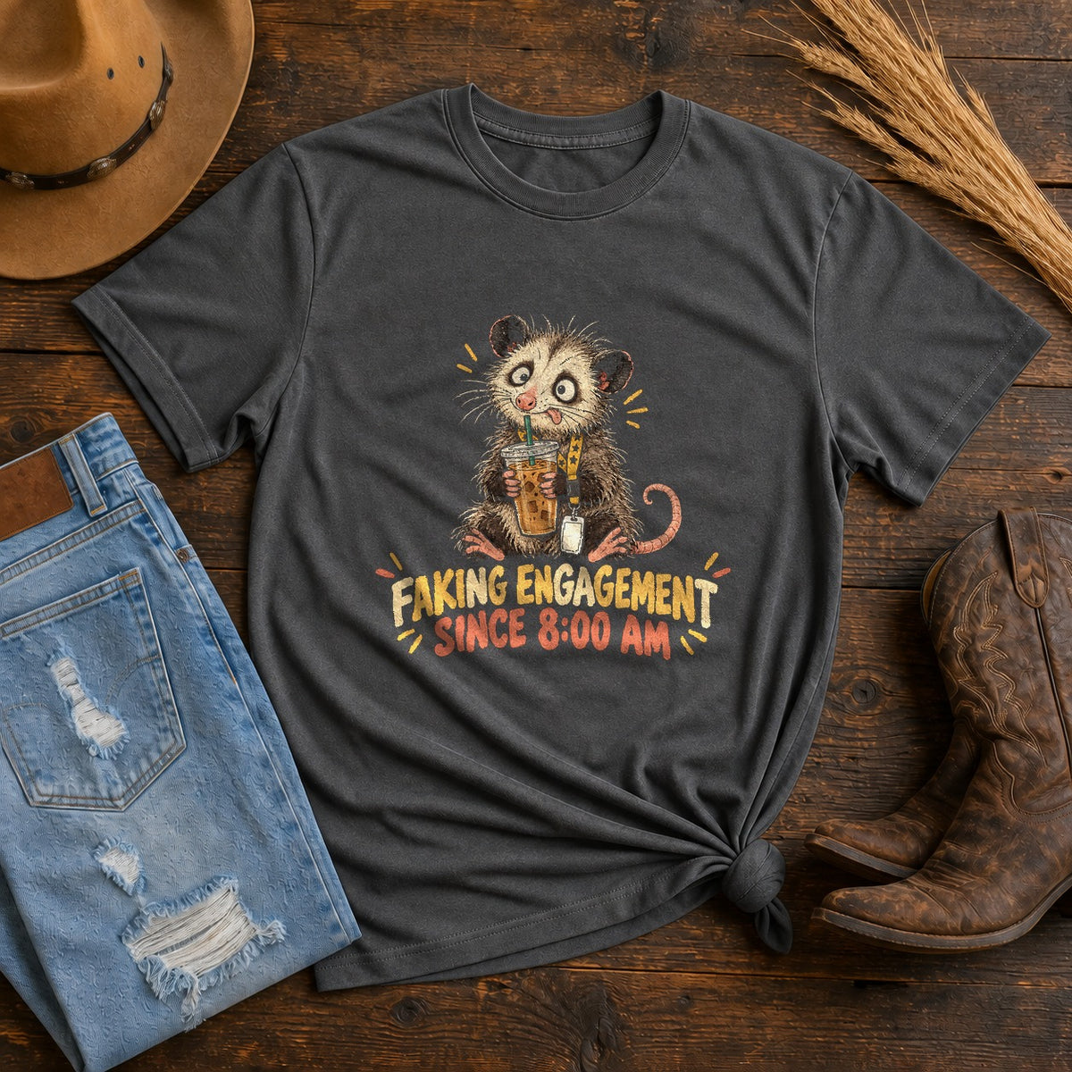 Teacher In-Service Possum Comfort Colors T-Shirt