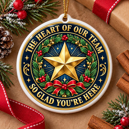Team Bright Star Appreciation Ceramic Christmas Ornament