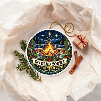 Team Appreciation Christmas Ornament, Coworker Gratitude Gift