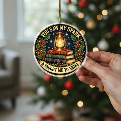 Teacher Appreciation Lantern Christmas Ornament Holiday Gift