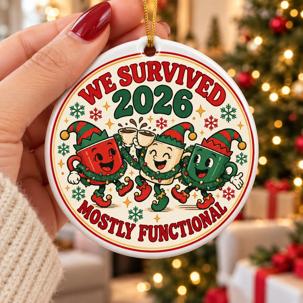 Mostly Functional Team Ornament for Coworker Secret Santa