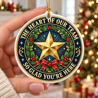 Team Bright Star Appreciation Ceramic Christmas Ornament