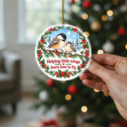 Little Wings Christmas Ornament, Caregiver Appreciation Holiday Gift