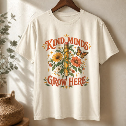 Kind Minds Botanical Educator Comfort Colors T-Shirt