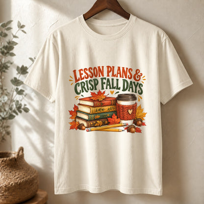 Cozy Classroom Autumn Comfort Colors T-Shirt, Fall Teacher Tee