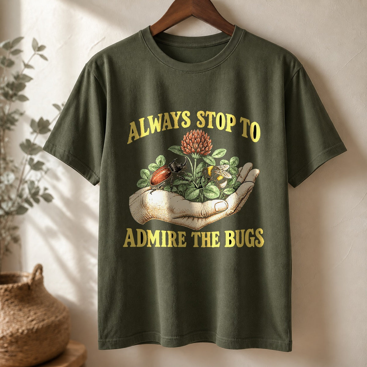 Admire The Little Ones Comfort Colors T-Shirt, Entomology Nature Tee