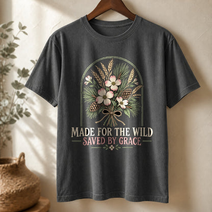 Wild and Redeemed Comfort Colors T-Shirt, Christian Southern Tee