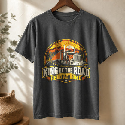 Comfort Colors King of the Road Trucker Dad Graphic T-Shirt