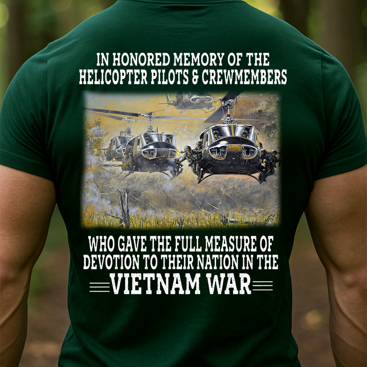 Vietnam War Huey Helicopter Veteran Memorial Shirt, UH-1 Design, Gift for Veterans Day