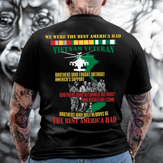 Vietnam Veteran T-Shirt - Honoring Brave Soldiers, Made in USA - Support Our Heroes