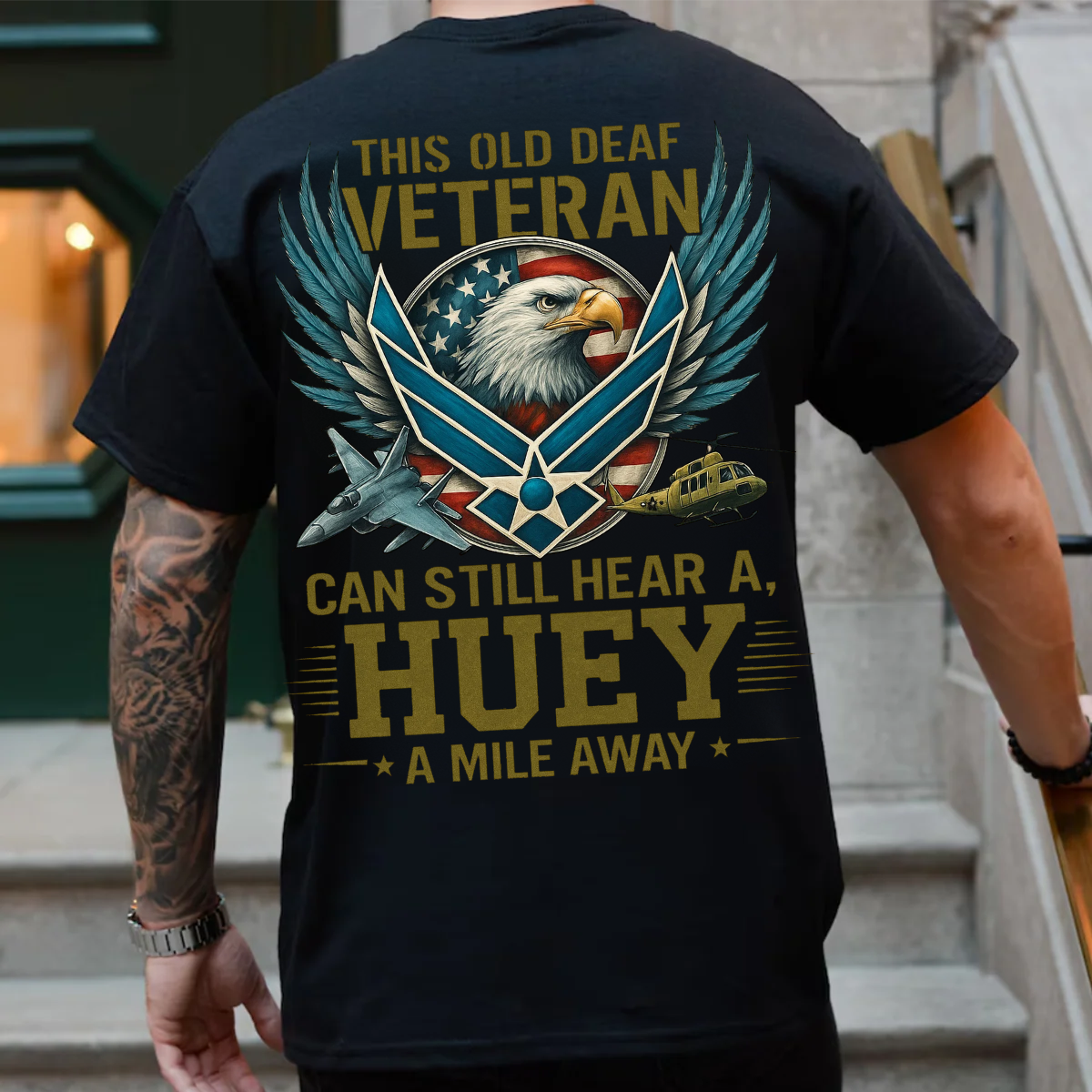 I Still Hear a Huey Veteran Shirt, Military Patriotic Quote Tee, Gift for American Soldier