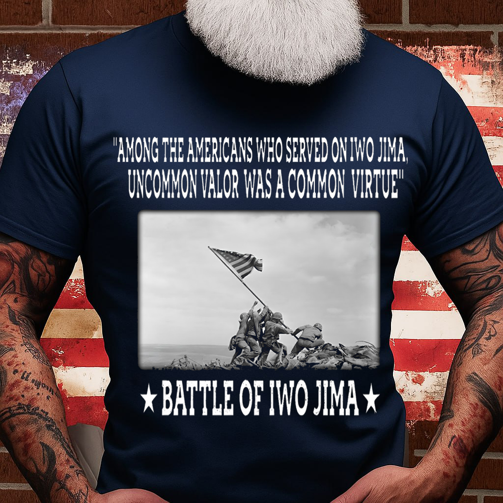 World War II Tribute– Battle of Iwo Jima Memorial T-Shirt, Sweatshirt, Hoodie, Gift for Veterans Day