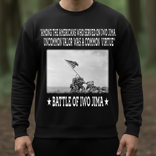 World War II Tribute– Battle of Iwo Jima Memorial T-Shirt, Sweatshirt, Hoodie, Gift for Veterans Day