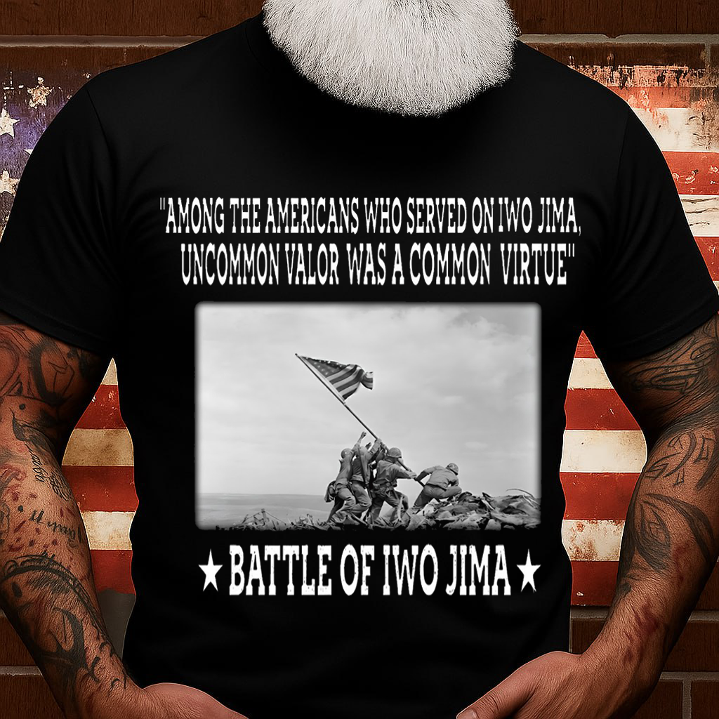 World War II Tribute– Battle of Iwo Jima Memorial T-Shirt, Sweatshirt, Hoodie, Gift for Veterans Day