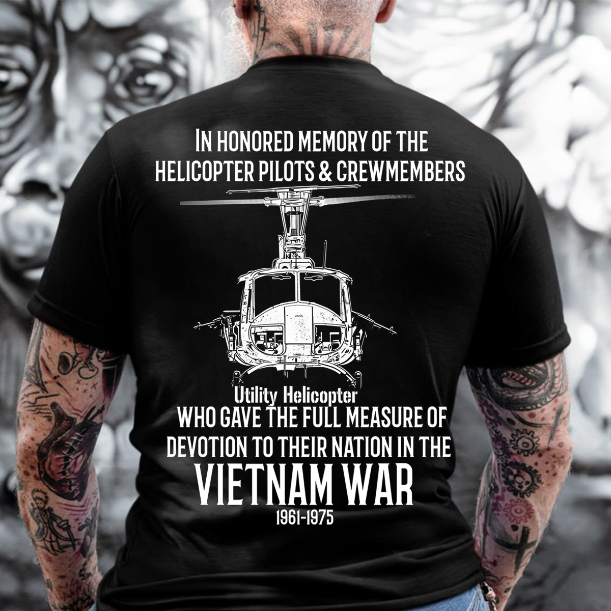 Honoring helicopter pilots and crews who sacrificed for the nation in Vietnam War T-Shirt, Gift for Veterans Day