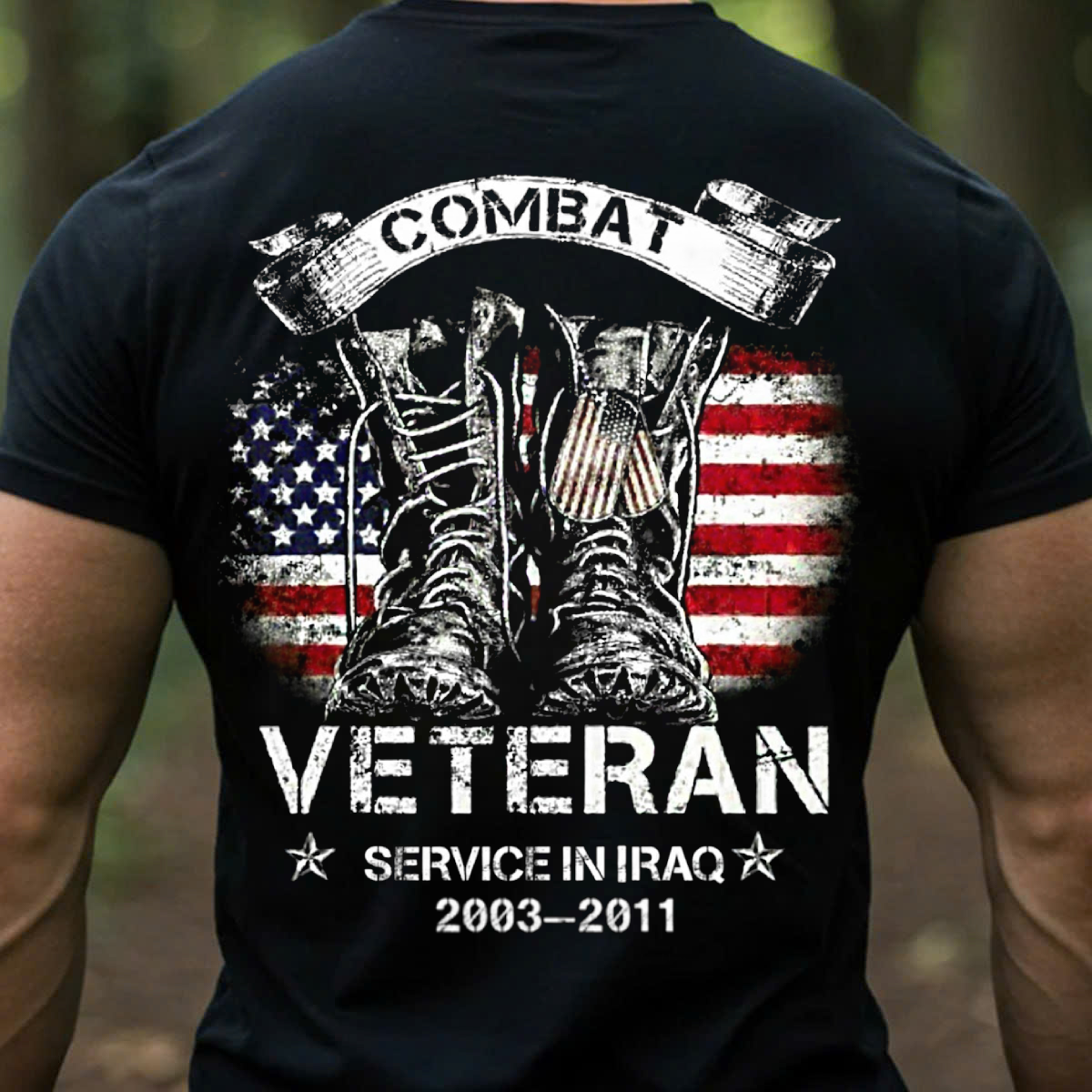 Combat Veteran Iraq 2003-2011 T-Shirt, Sweatshirt, Hoodie, Gift for Veterans Day