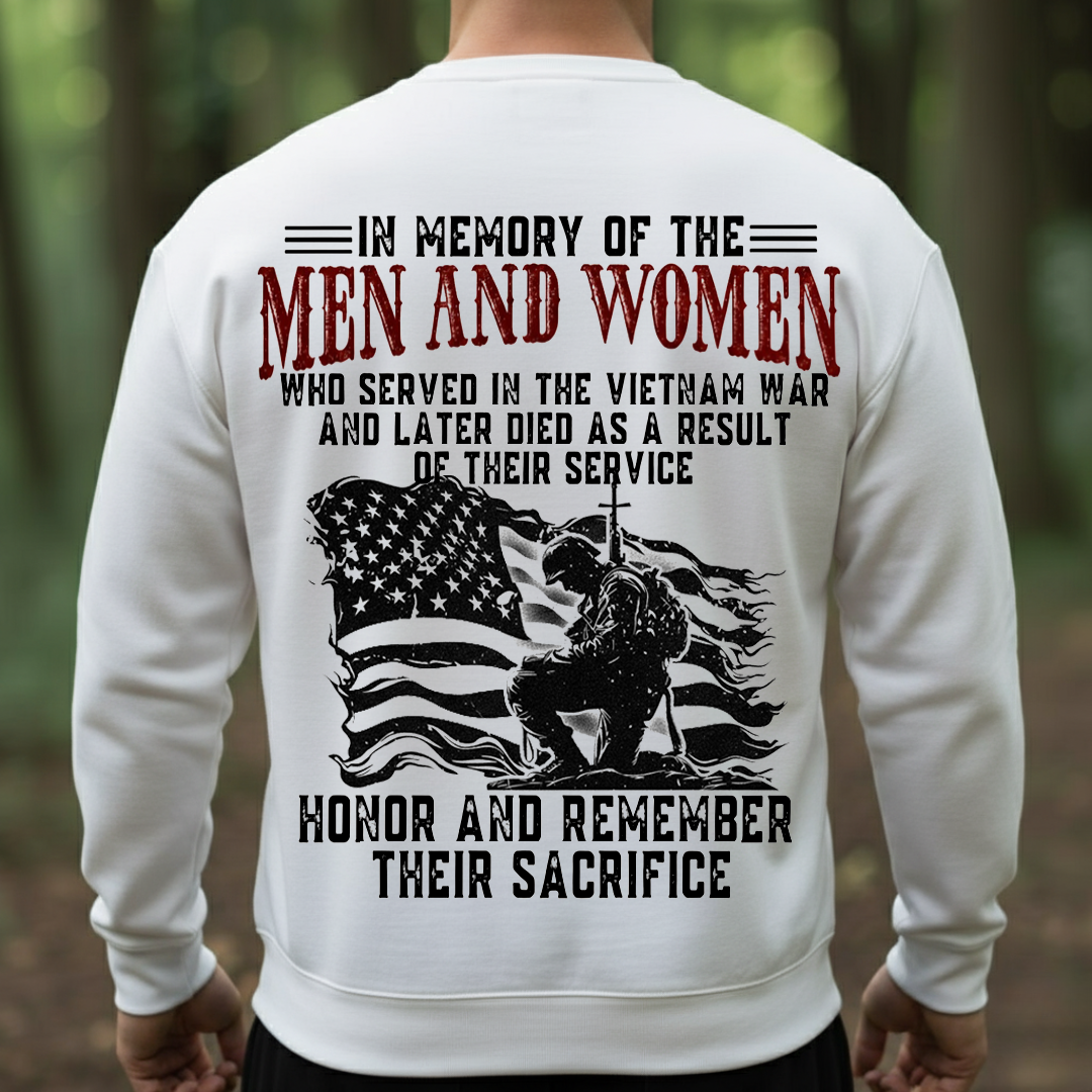 Men and Women Who Served in Vietnam – Memorial Veteran Shirt to Honor Their Sacrifice, Vietnam Veteran T-Shirt, Sweatshirt, Hoodie, Gift for Veterans Day