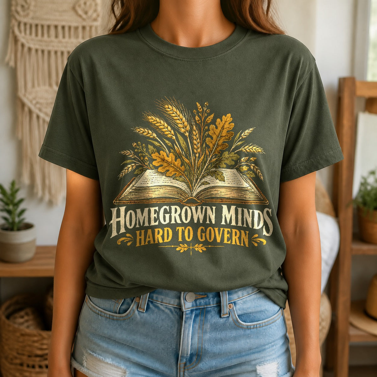 Comfort Colors T-Shirt, Homegrown and Hard to Govern Tee