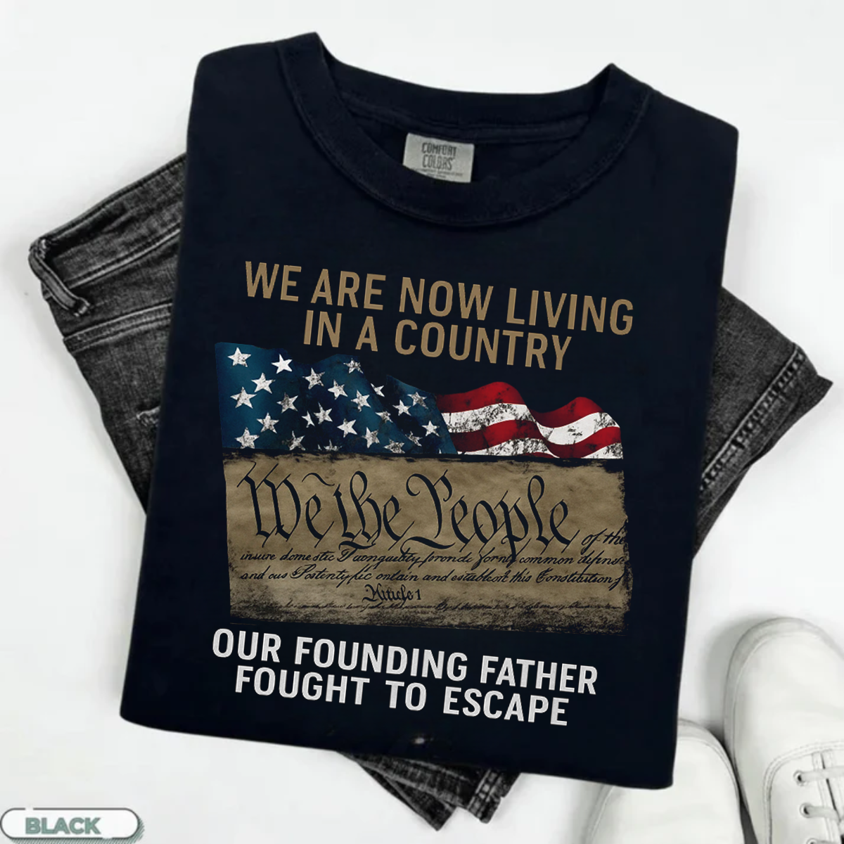 We Are Now Living In A Country Veteran T-Shirt, Military Patriotic Veteran Apparel, Must have for Veterans Day