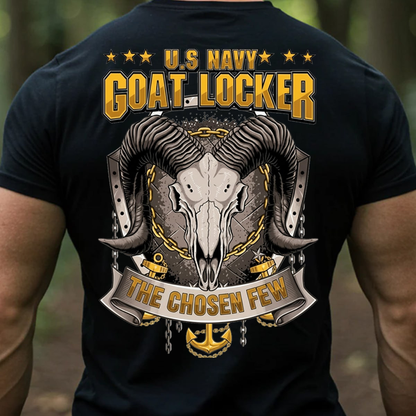 US Navy Goat Locker Shirt – The Chosen Few Navy Chief Tee, Gift for Veterans Day