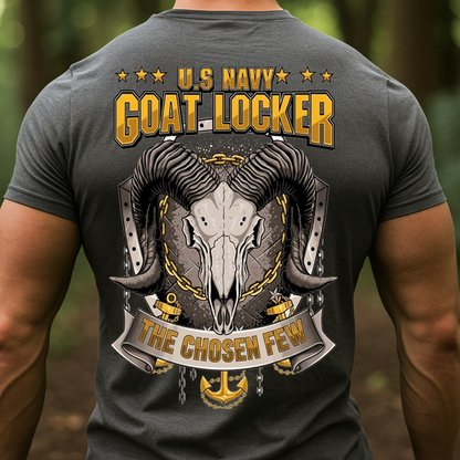 US Navy Goat Locker Shirt – The Chosen Few Navy Chief Tee, Gift for Veterans Day