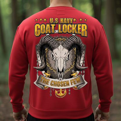 US Navy Goat Locker Shirt – The Chosen Few Navy Chief Tee, Gift for Veterans Day