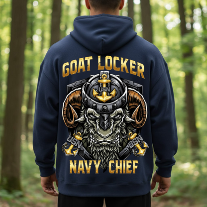 Goat Locker U.S. Navy Chiefs Shirt, Navy Veteran Design, Gift for Veterans Day