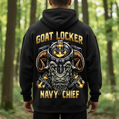Goat Locker U.S. Navy Chiefs Shirt, Navy Veteran Design, Gift for Veterans Day